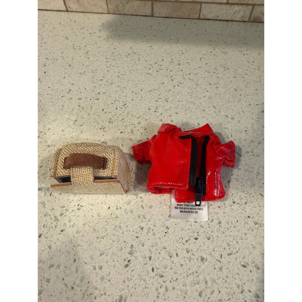 Disney Store nuiMOs Red Jacket Tan Bag Outfit Clothes Set Authentic